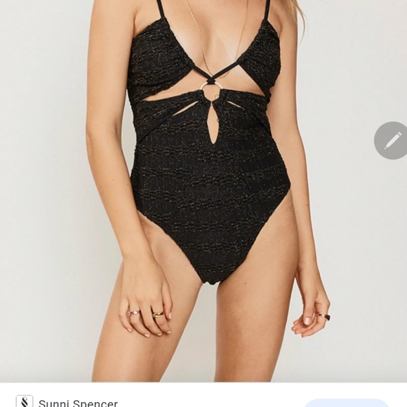 Suboo Nadine One Piece in Black and Gold - Picture 8 of 16